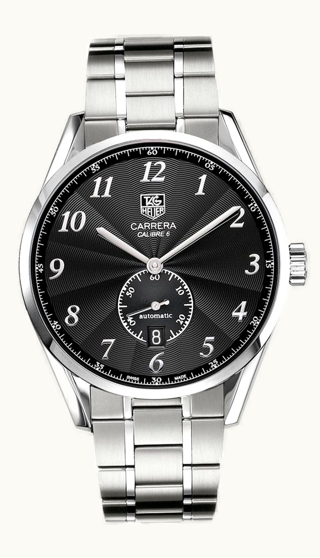 TAG Heuer Carrera Calibre 6 39 Heritage Stainless Steel / Black / Bracelet