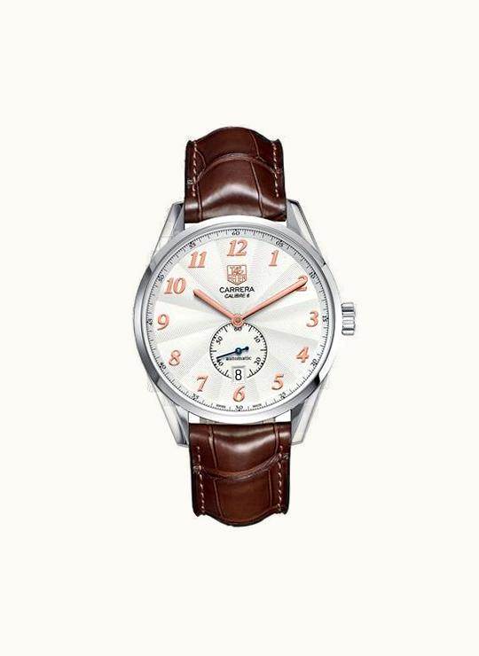 TAG Heuer Carrera Calibre 6 39 Heritage Stainless Steel / Silver / Alligator