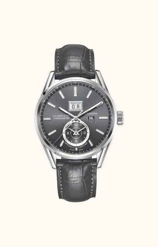 TAG Heuer Carrera Calibre 8 41 Stainless Steel / Grey / Alligator