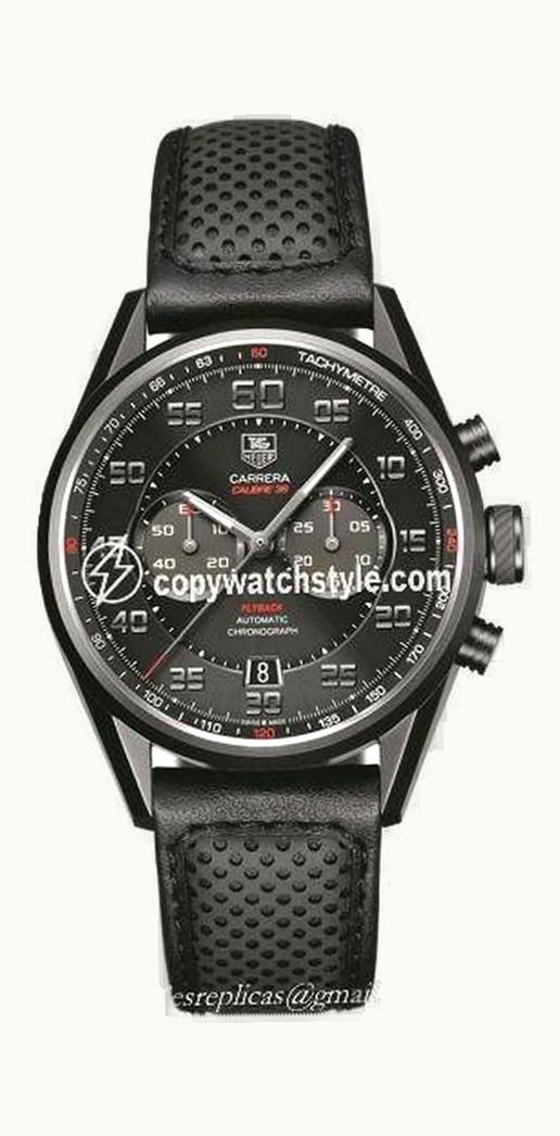 TAG Heuer Carrera Calibre 36 Flyback Titanium / Black / Racing