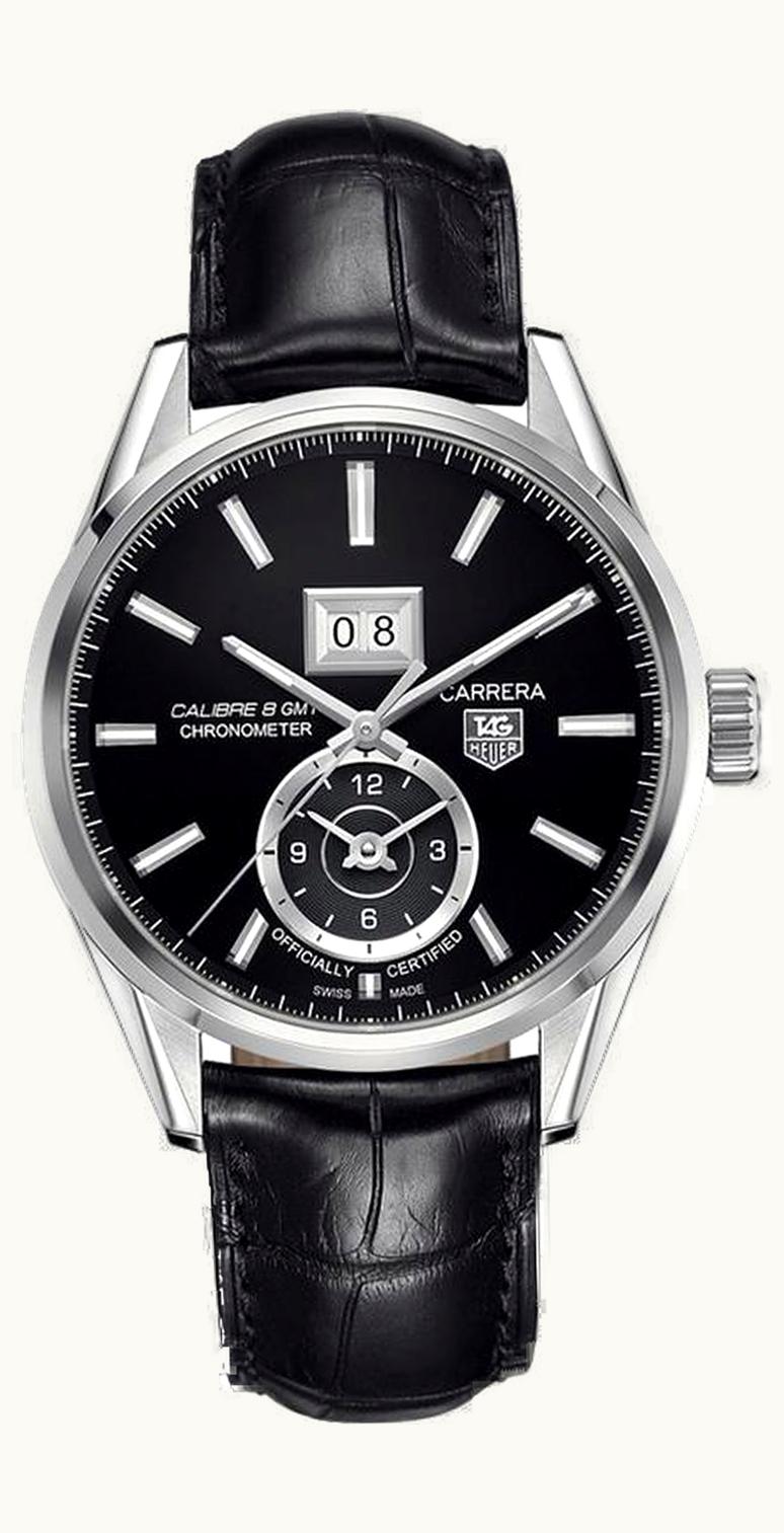 TAG Heuer Carrera Calibre 8 41 Stainless Steel / Black / Alligator