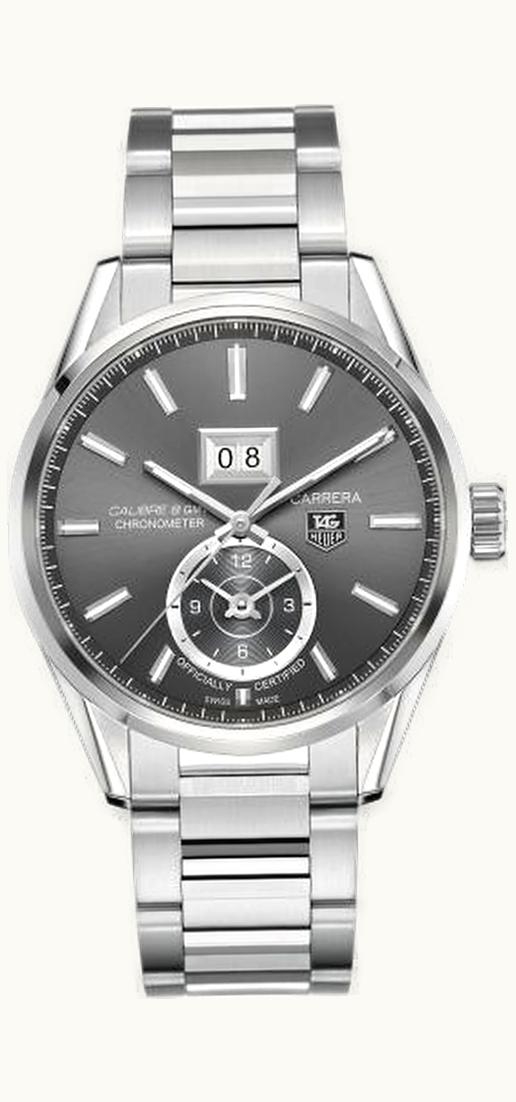 TAG Heuer Carrera Calibre 8 41 Stainless Steel / Grey / Bracelet