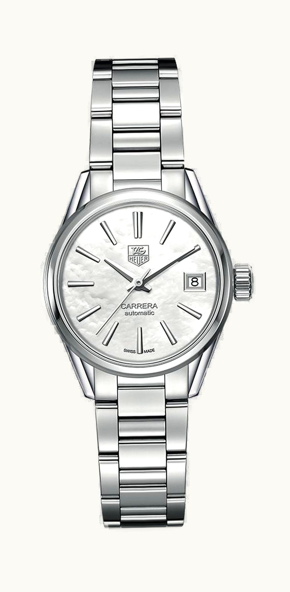 TAG Heuer Carrera Calibre 9 28 Stainless Steel / MOP / Bracelet