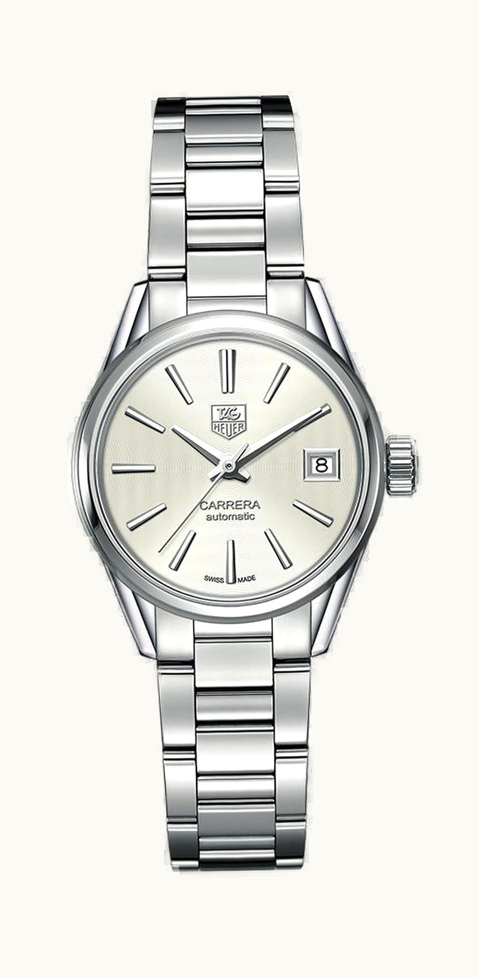 TAG Heuer Carrera Calibre 9 28 Stainless Steel / Silver / Bracelet