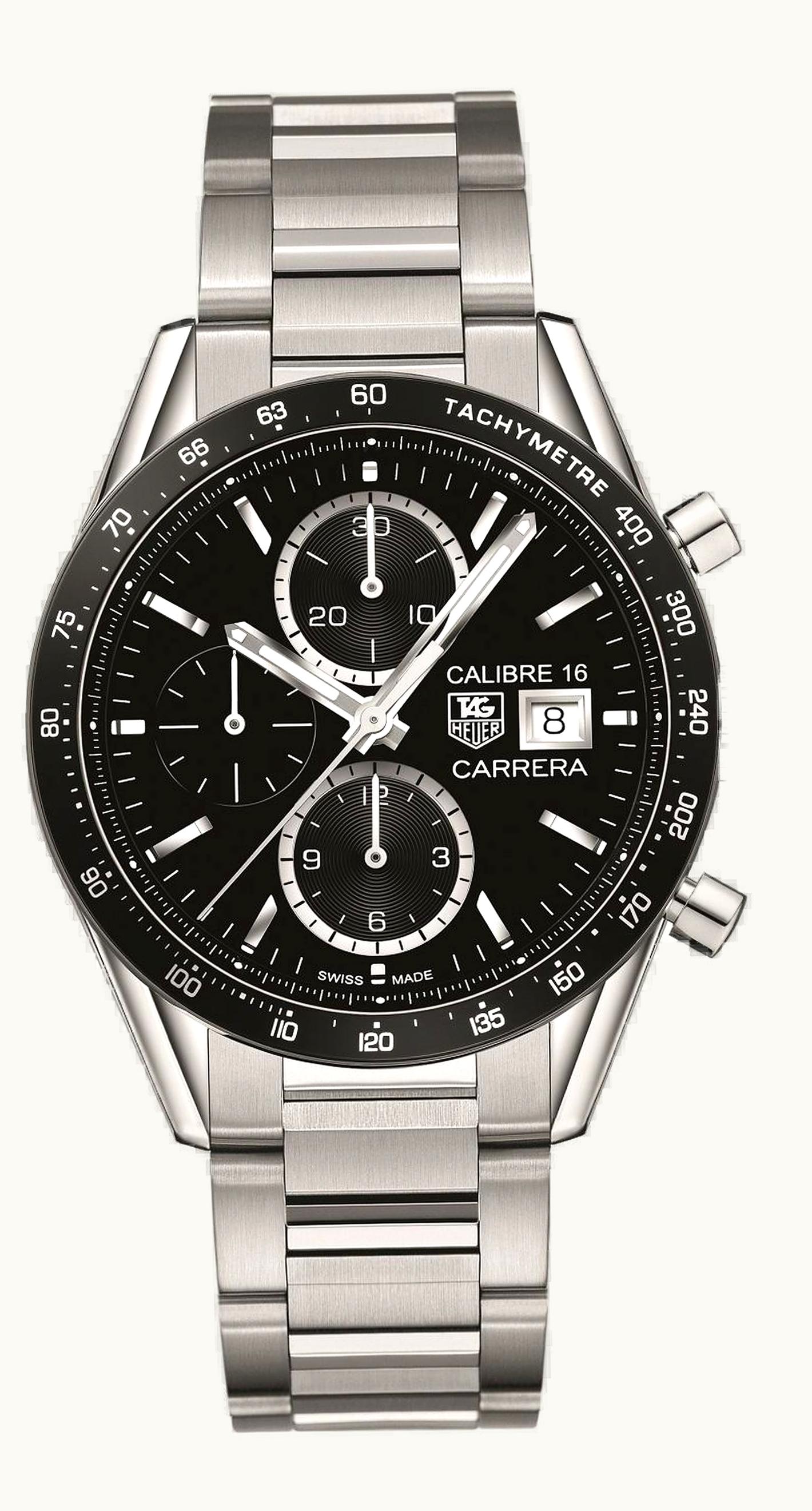 TAG Heuer Carrera Calibre 16 41 Stainless Steel / Black / Bracelet