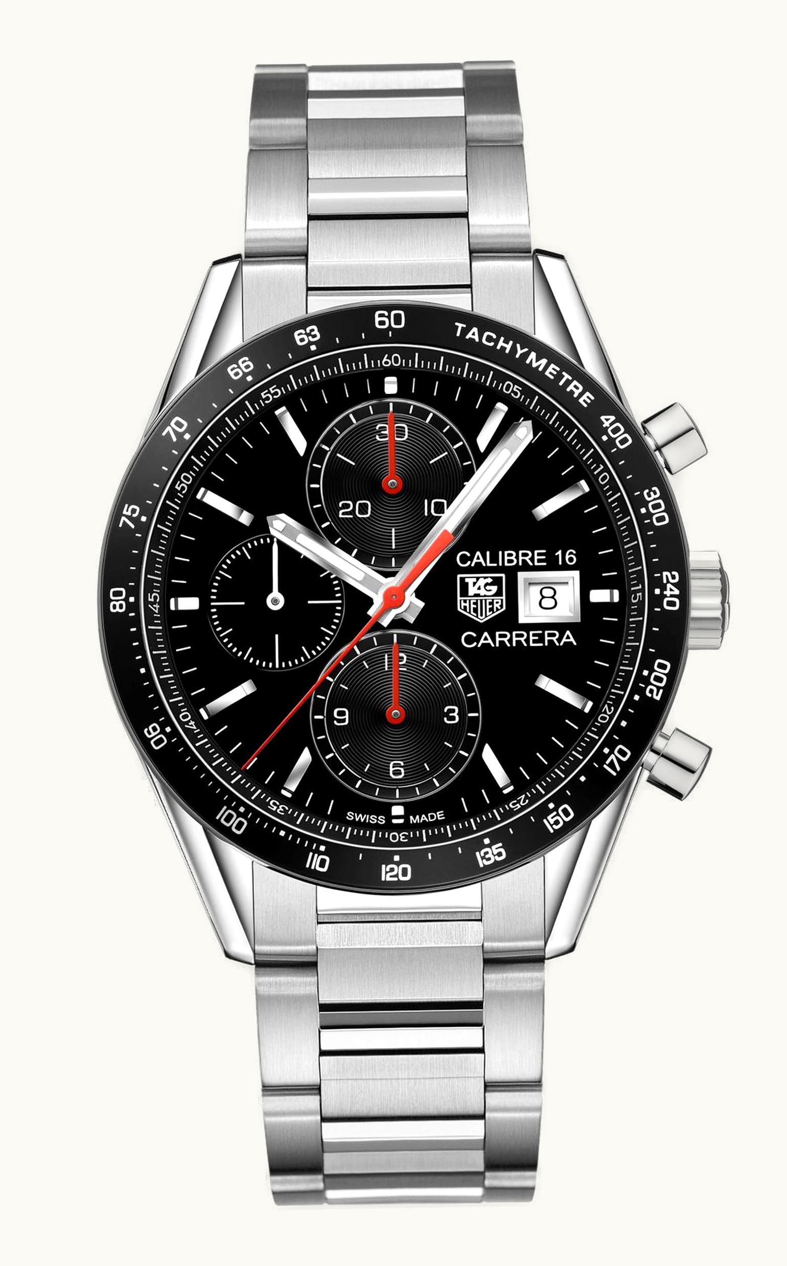 TAG Heuer Carrera Calibre 16 41 Stainless Steel / Black / Bracelet