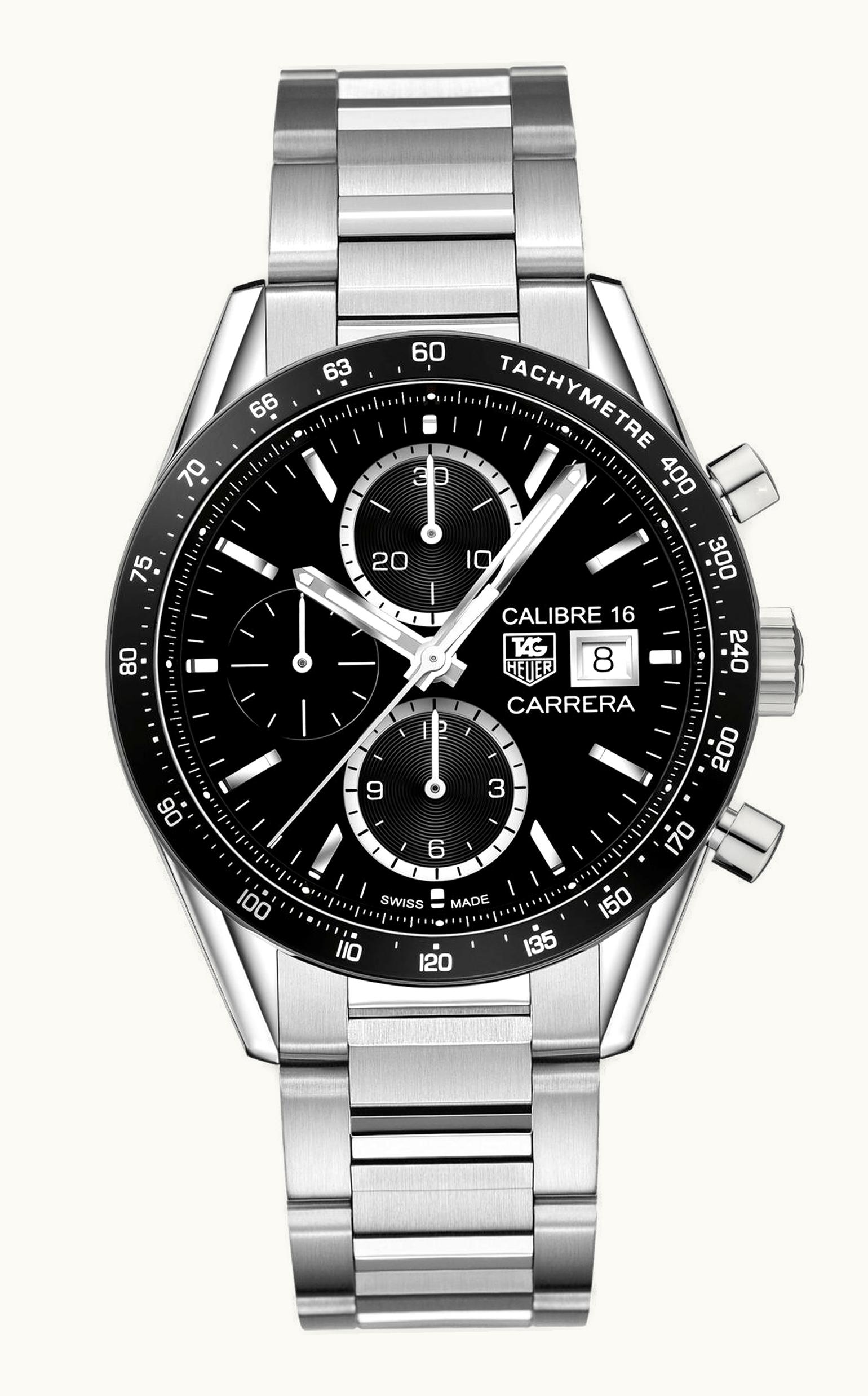 TAG Heuer Carrera Calibre 16 41 Stainless Steel / Black / Bracelet