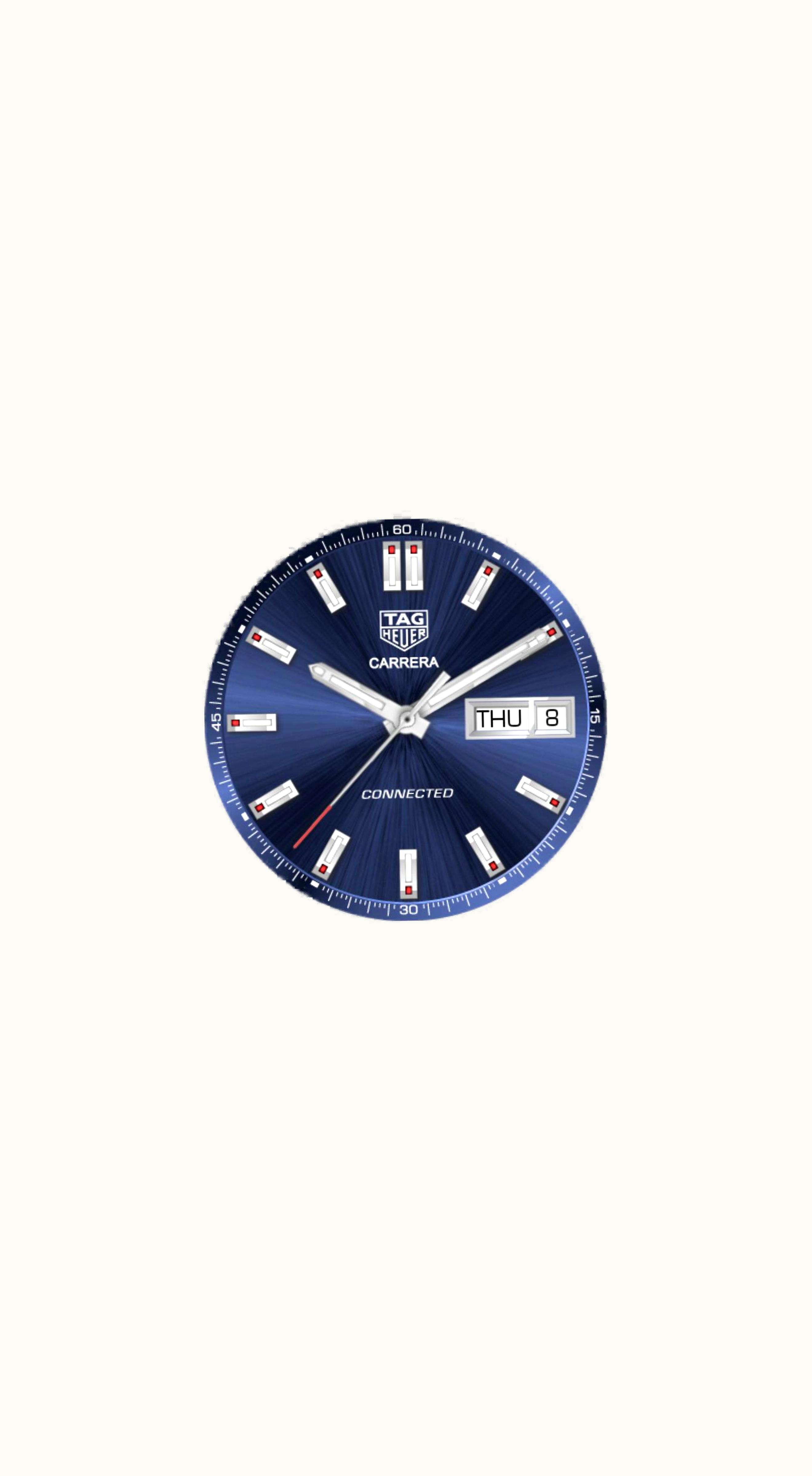 TAG Heuer Carrera Connected Modular 45 Titanium / Blue Ceramic / Blue Rubber