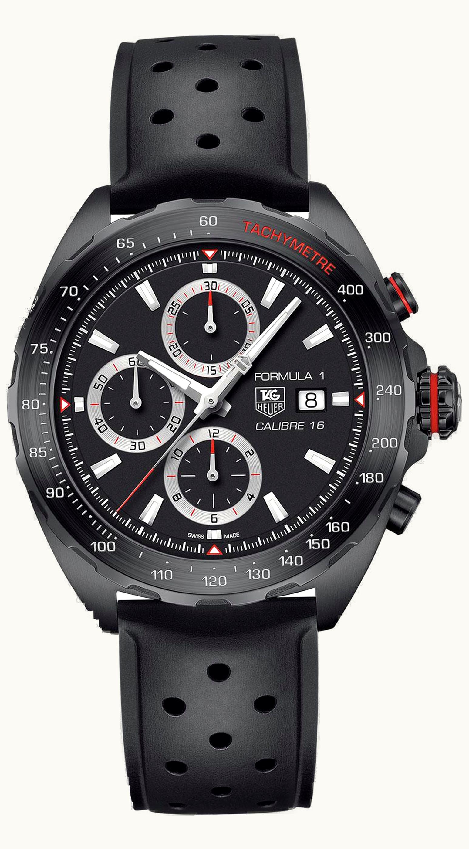 TAG Heuer Carrera Connected Modular 45 Black Titanium / Diamond / Ceramic Bracelet