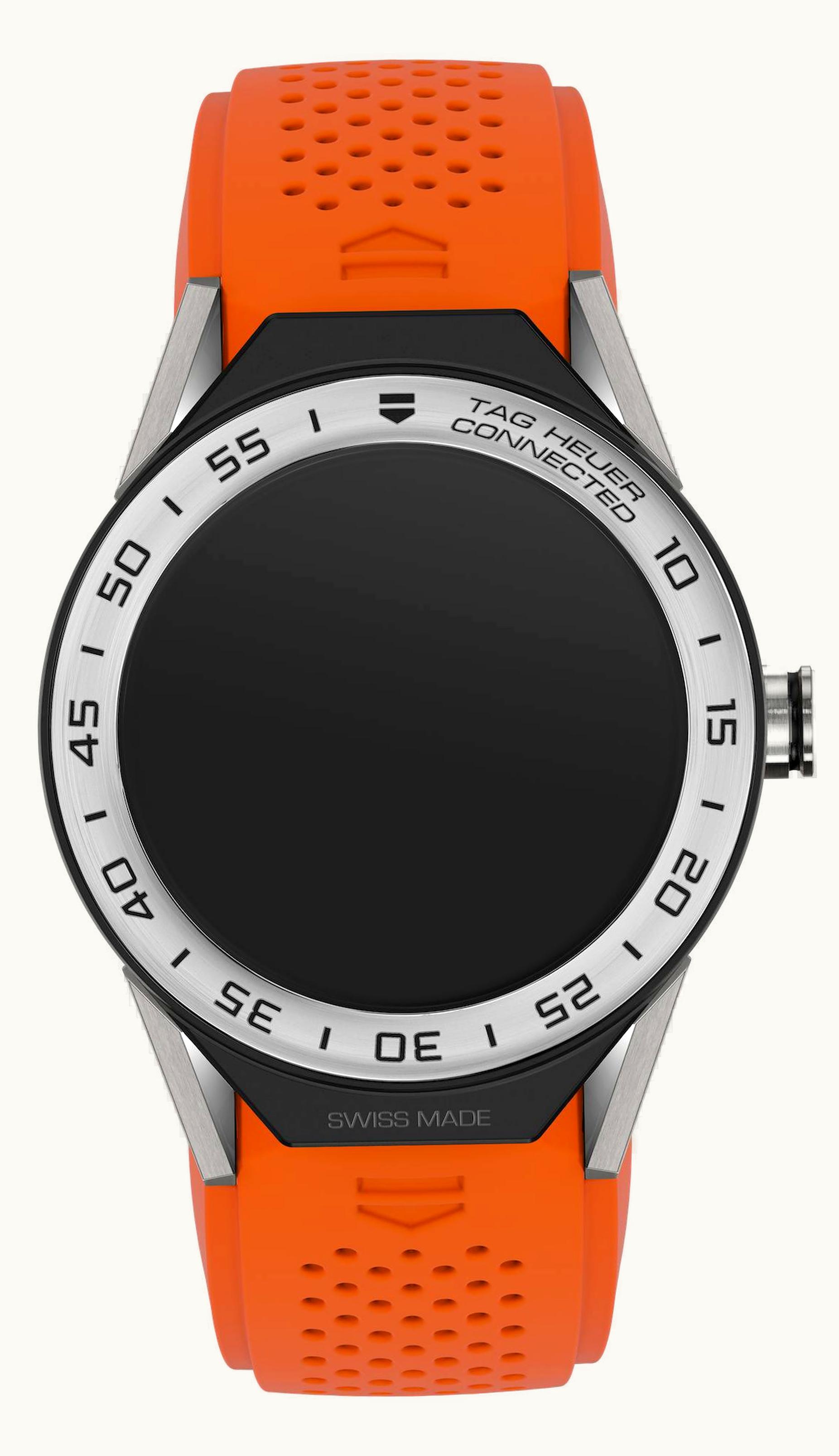 TAG Heuer Carrera Connected Modular 45 Titanium / Stainless Steel / Orange Rubber