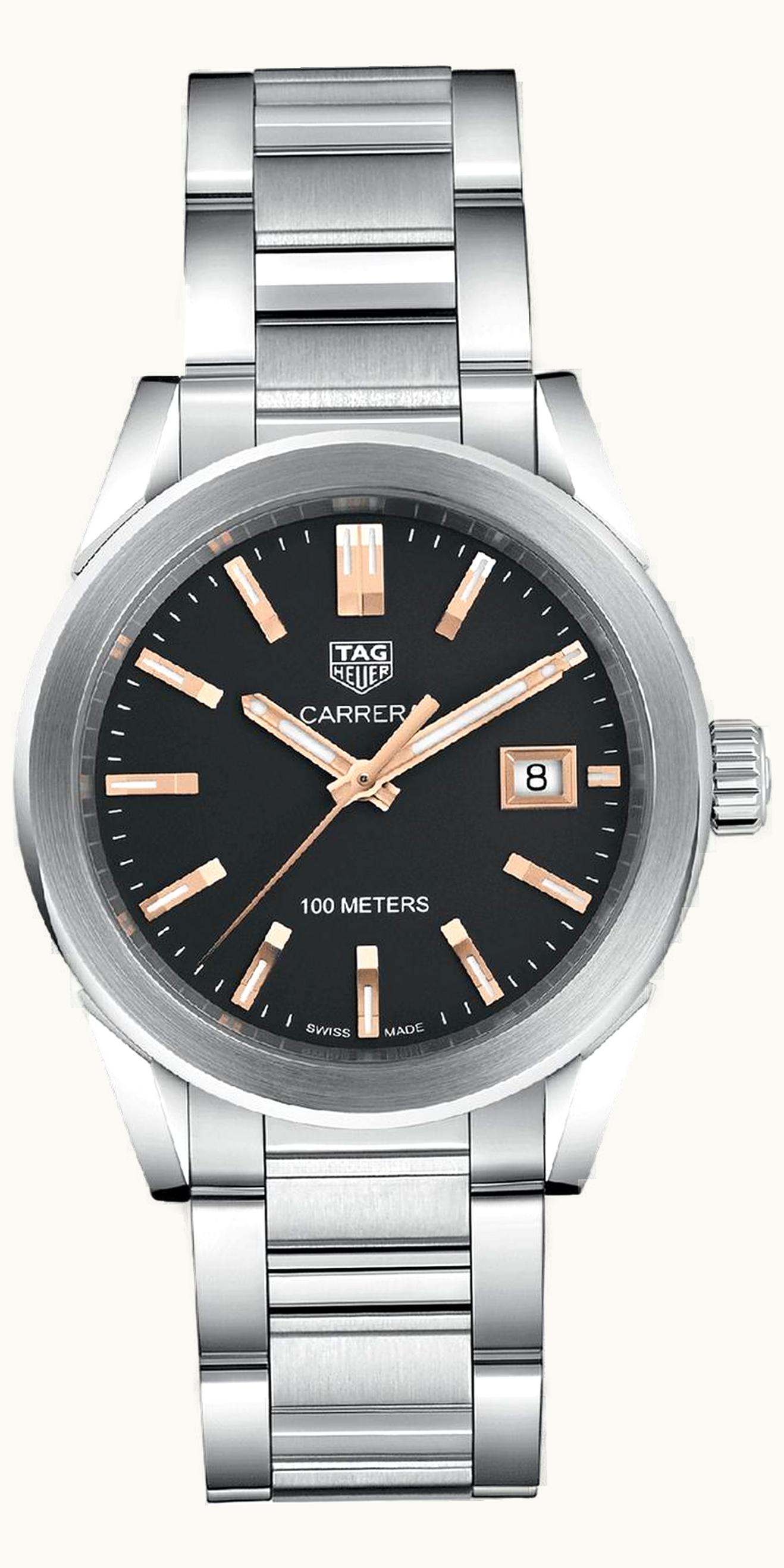 TAG Heuer Carrera Quartz 36 Stainless Steel / Black / Bracelet