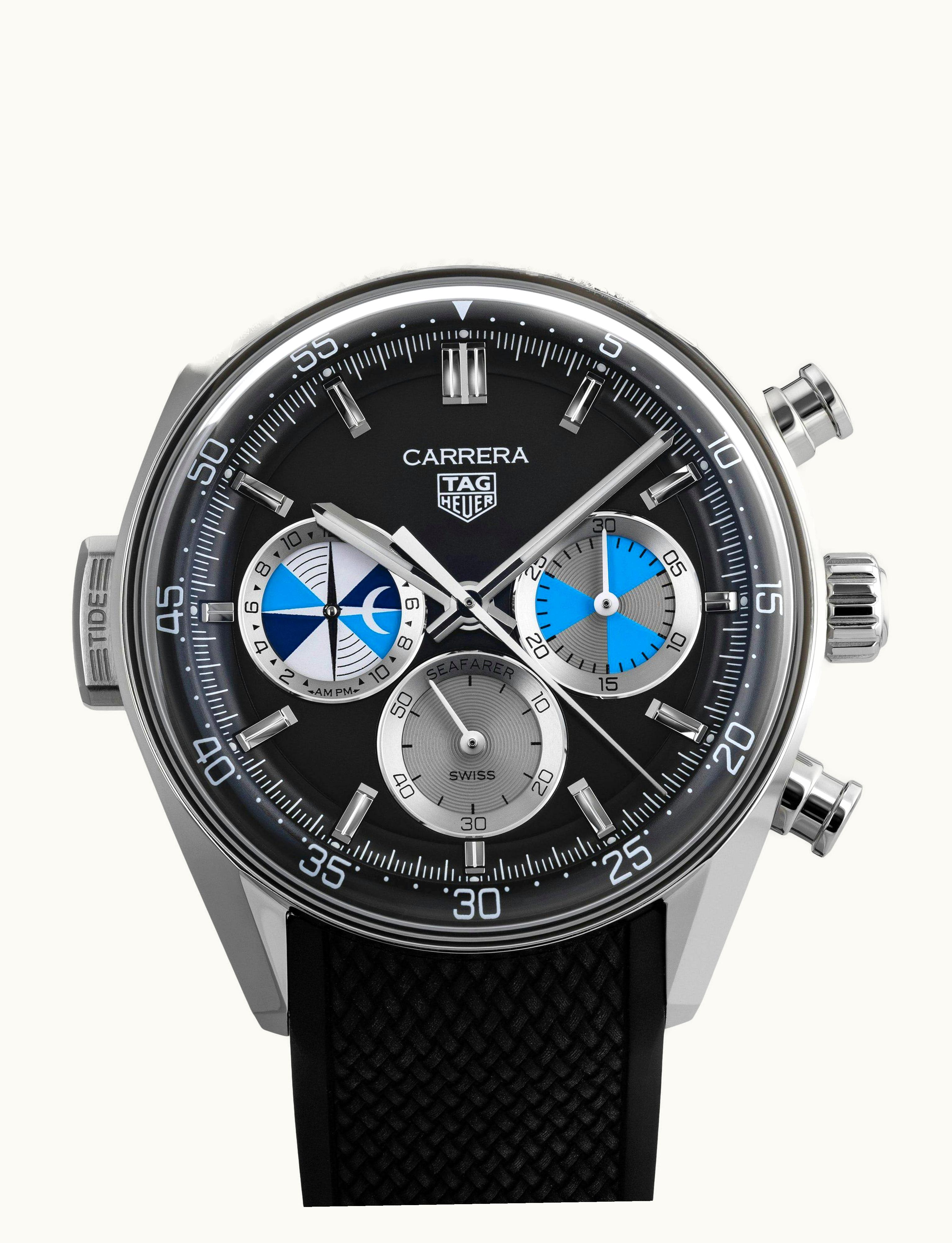 TAG Heuer Carrera Calibre Heuer 01 43 Black Ceramic / Stainless Steel / Rubber