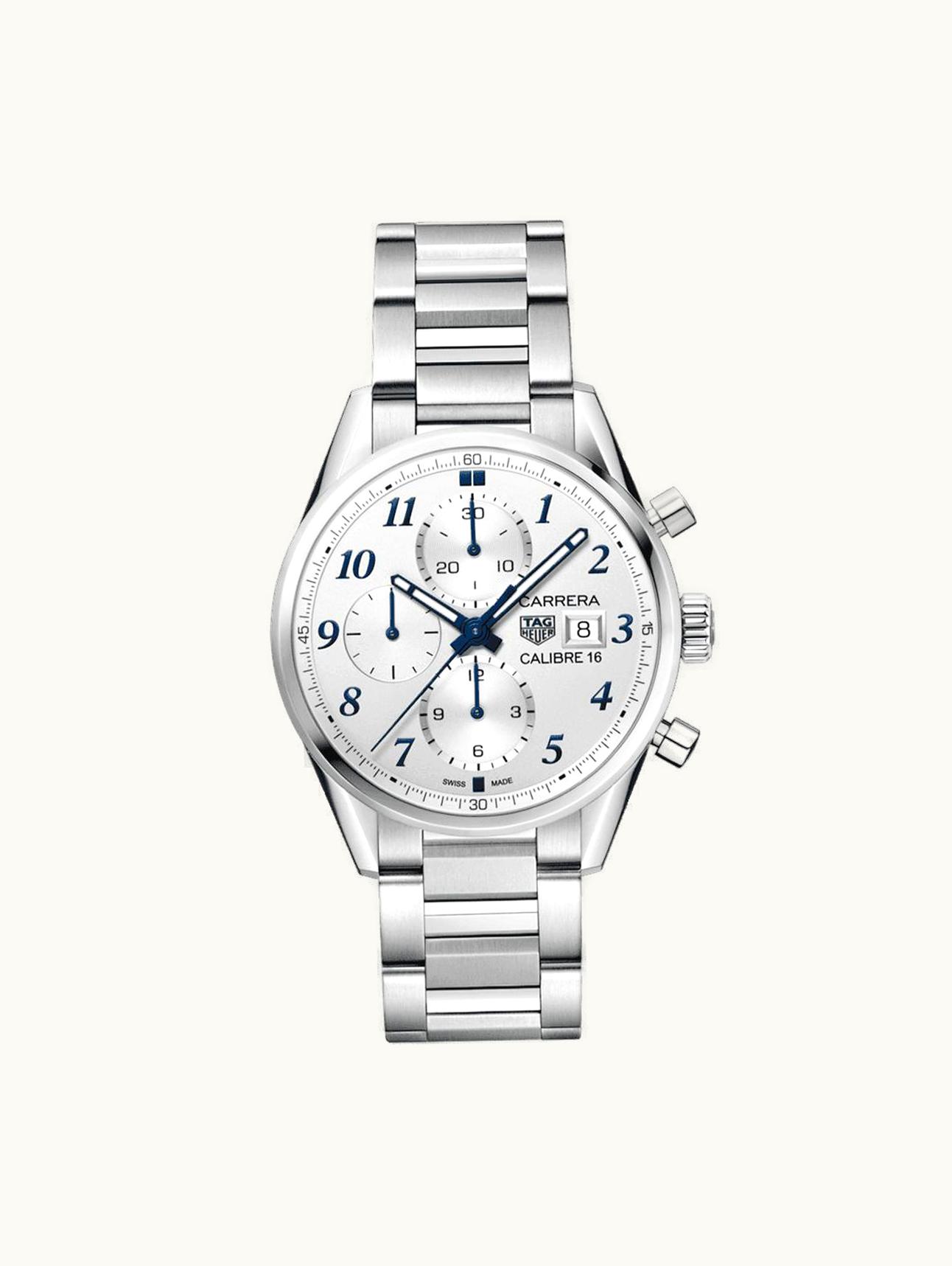 TAG Heuer Calibre 16 41 Stainless Steel / Silver Heritage / Bracelet