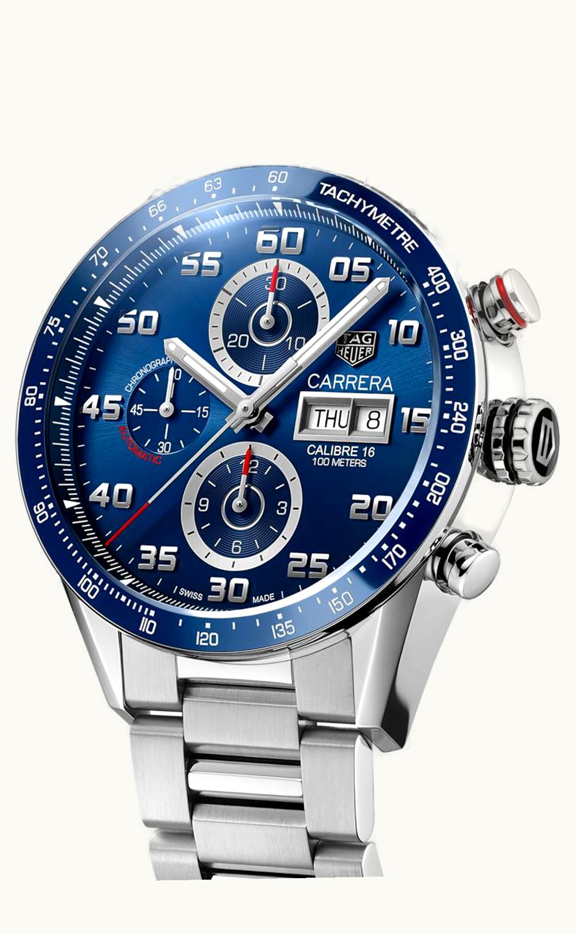 TAG Heuer Carrera Calibre 16 Day Date 43 Stainless Steel / Ambassador