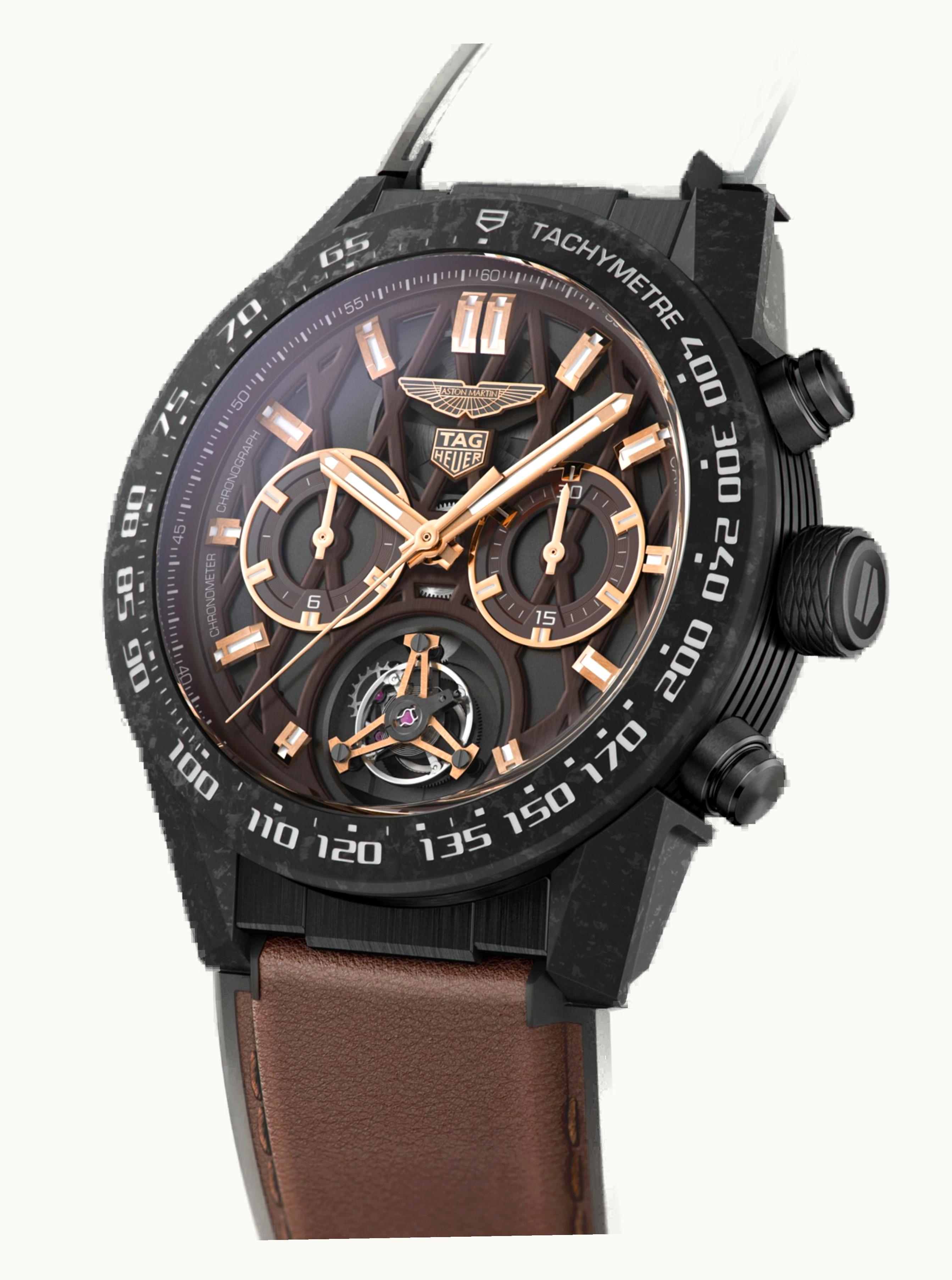 TAG Heuer Carrera Calibre Heuer 02T 45 Chronograph Tourbillon Aston Martin