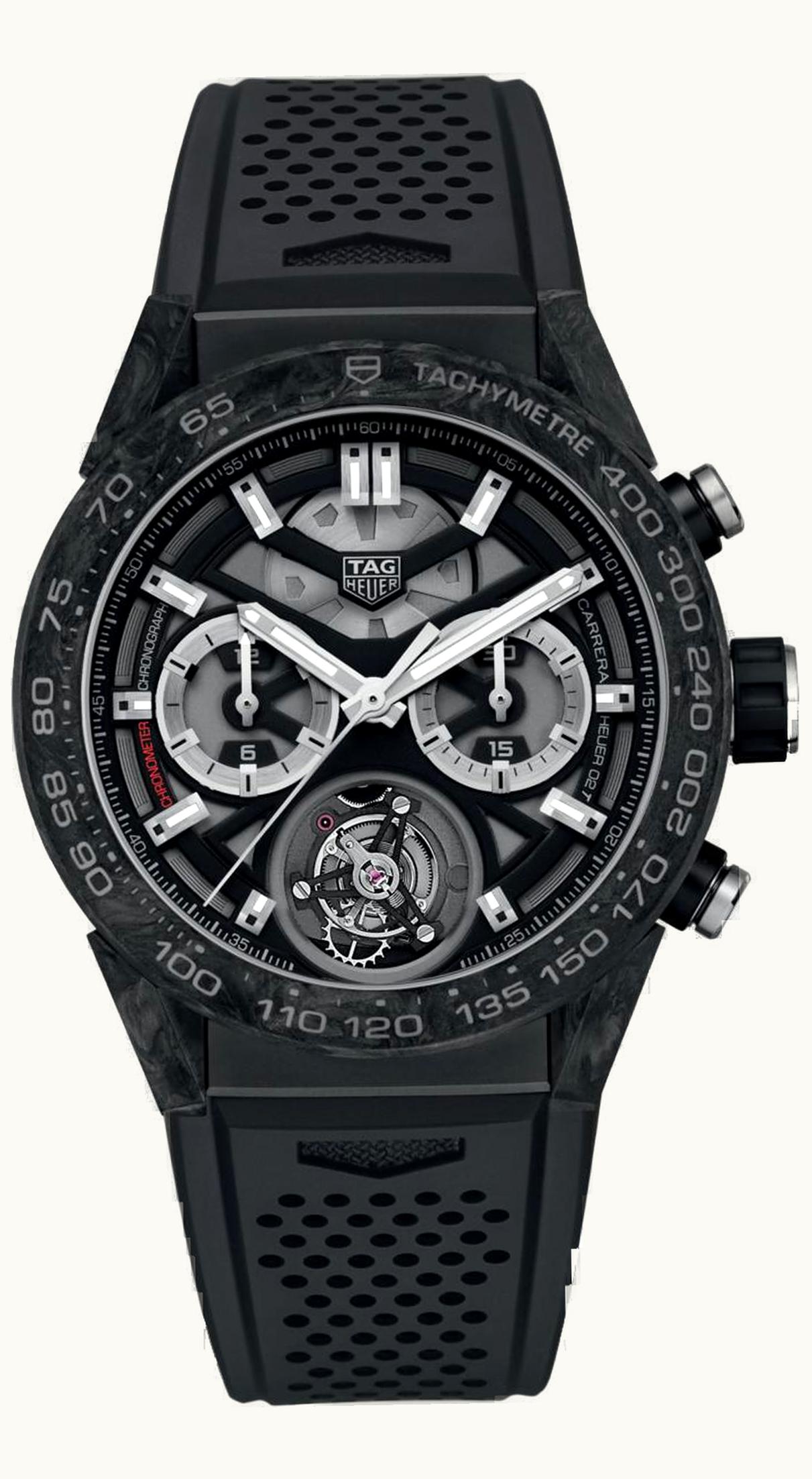 TAG Heuer Carrera Calibre Heuer 02T 45 Chronograph Tourbillon Stay Home