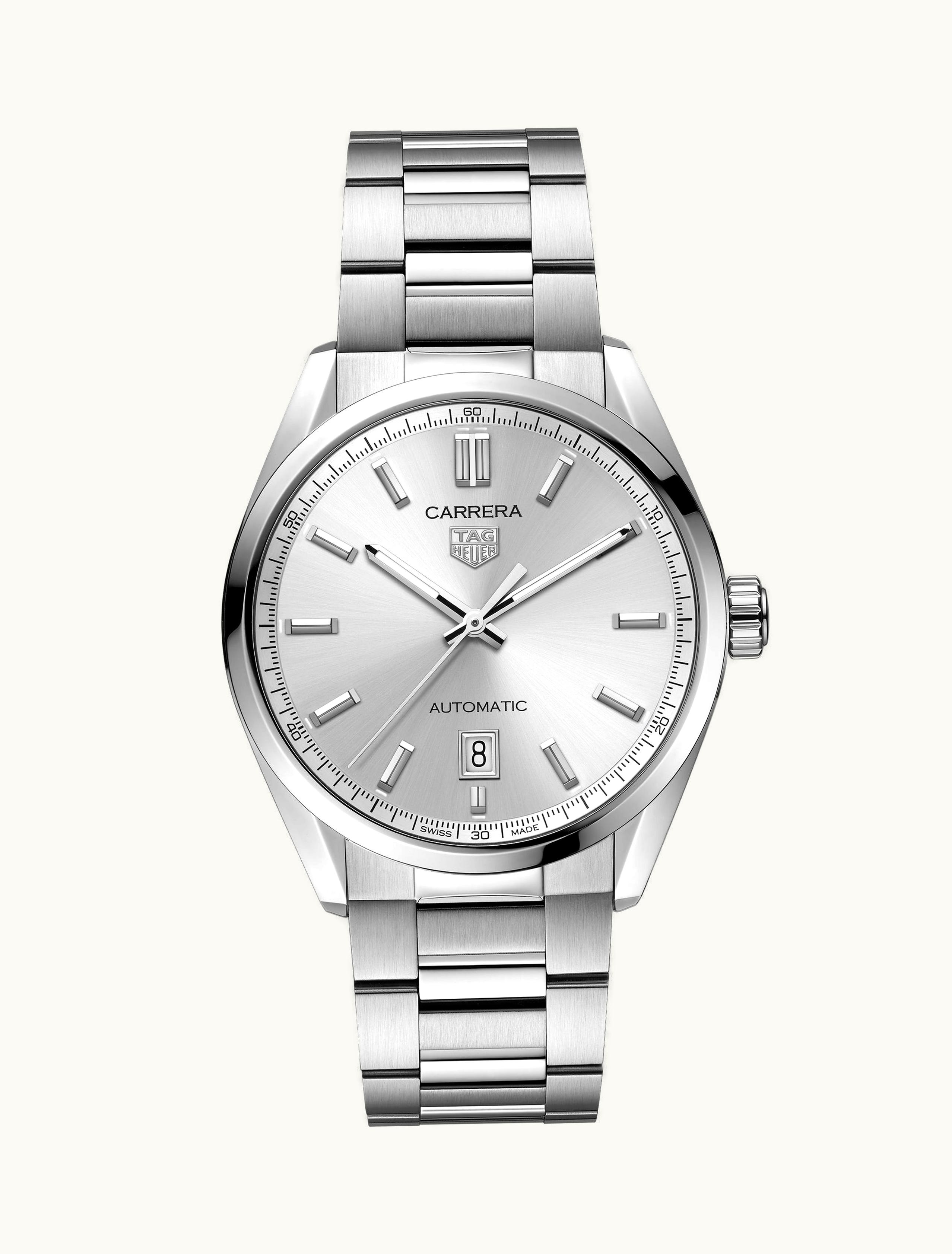 TAG Heuer Carrera Automatic Stainless Steel / Silver / Bracelet