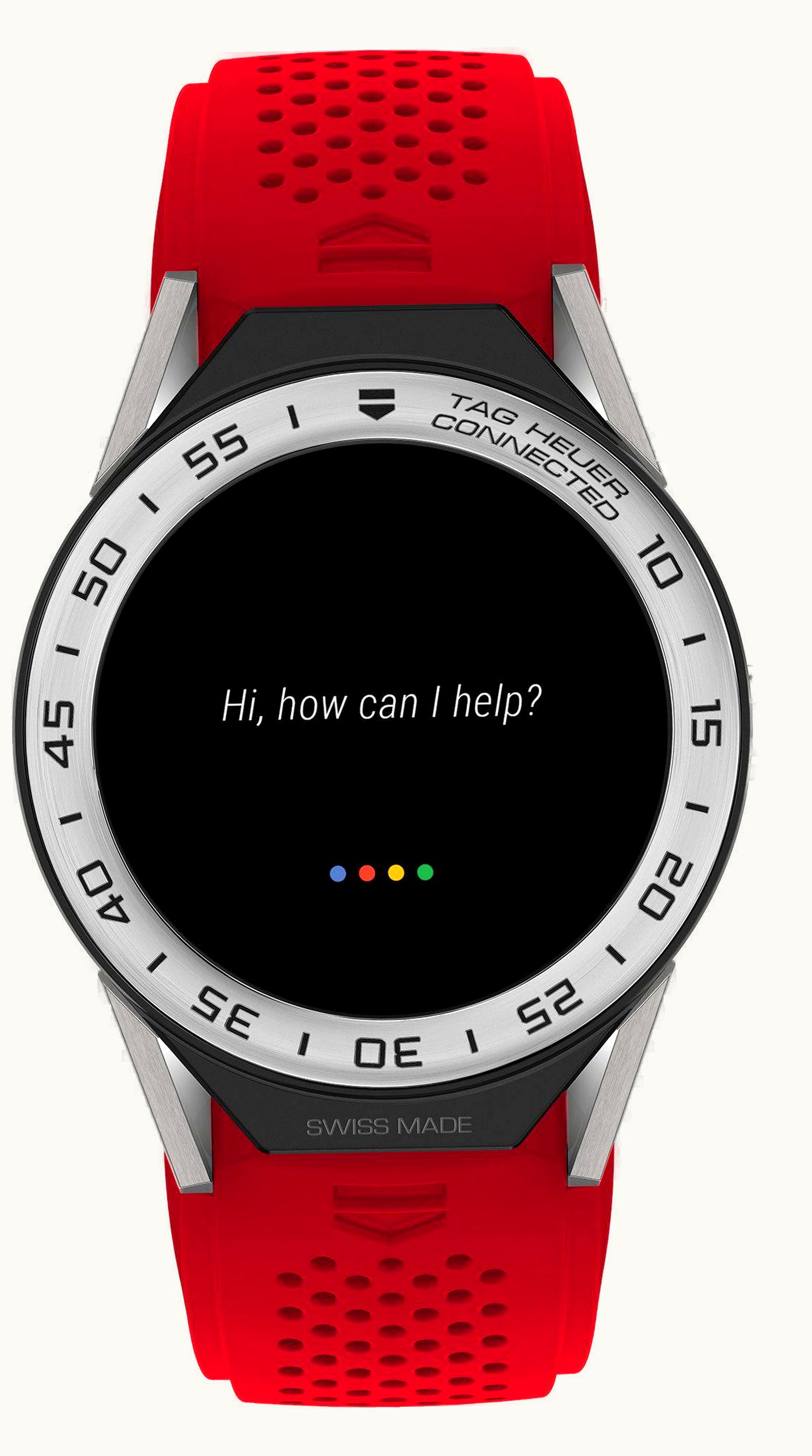 TAG Heuer Carrera Connected Modular 45 Titanium / Stainless Steel / Red Rubber