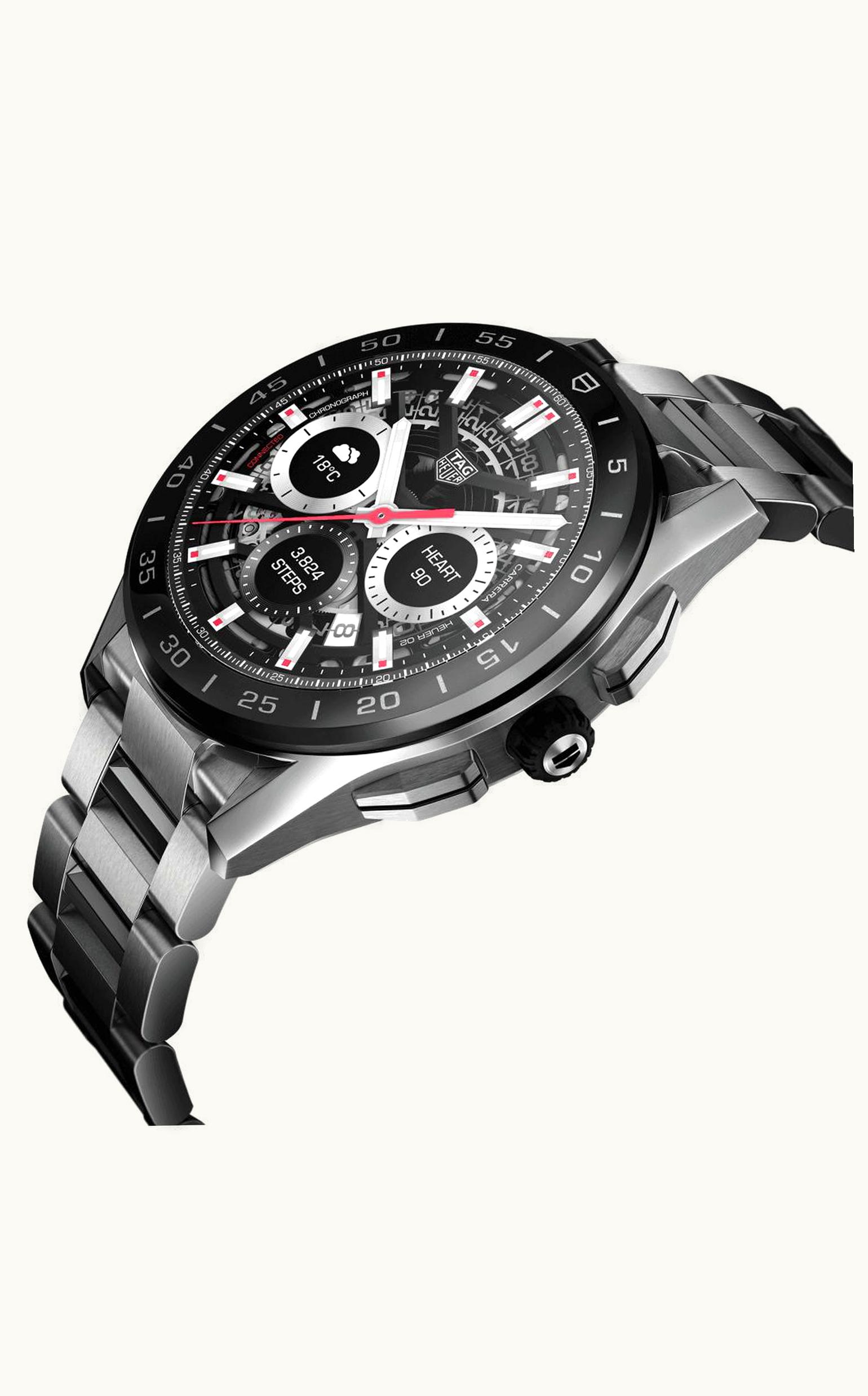 TAG Heuer Connected E3 45 Stainless Steel - Ceramic / Bracelet