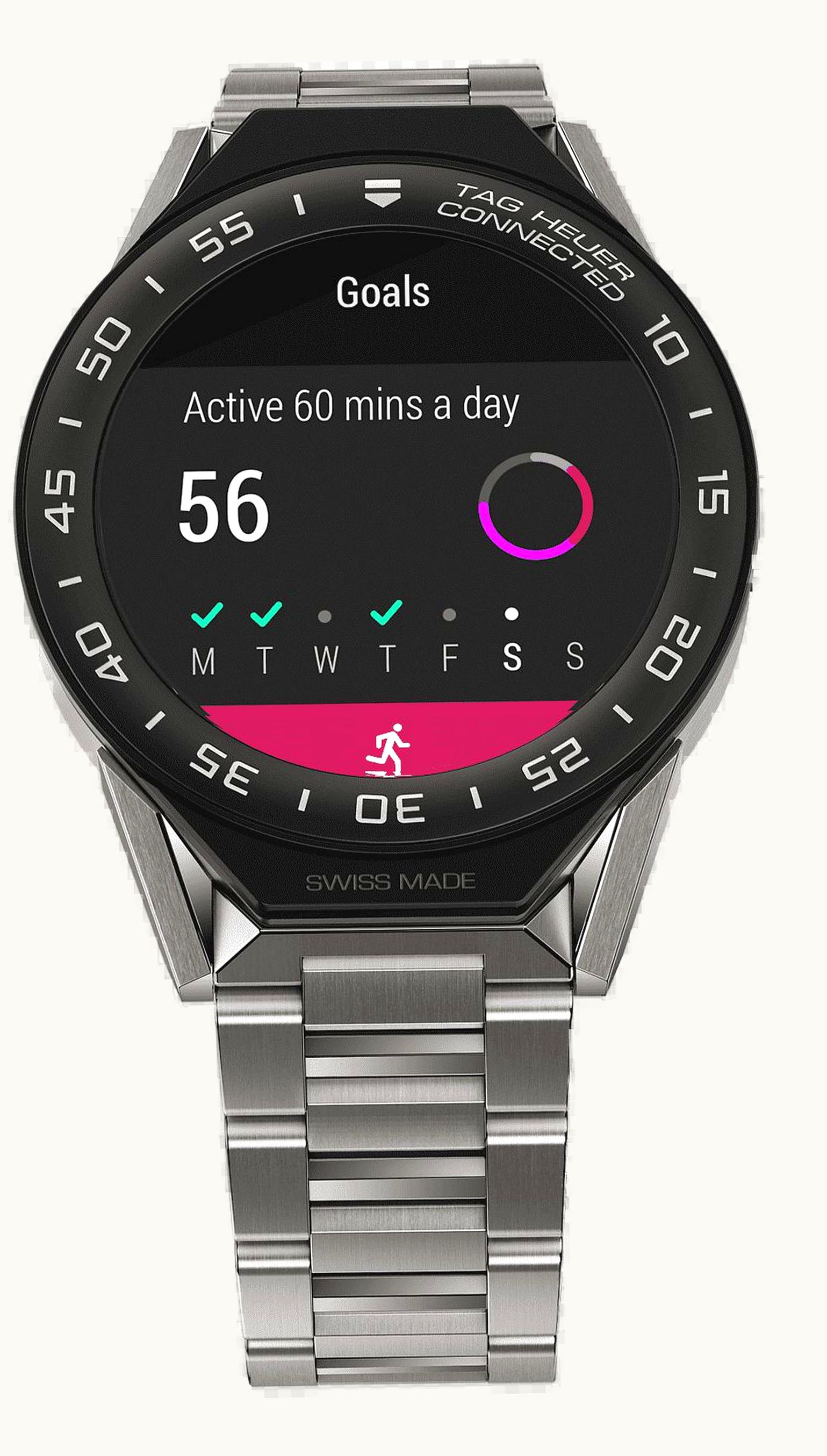 TAG Heuer Carrera Connected Modular 45 Titanium / Diamond / Bracelet