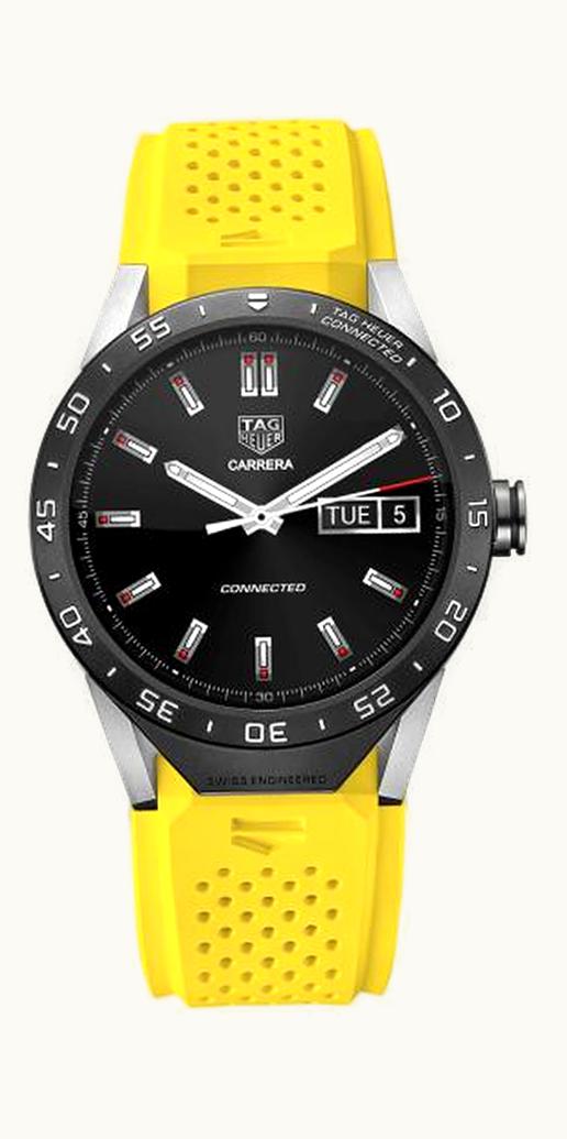 TAG Heuer Carrera Connected Yellow Strap