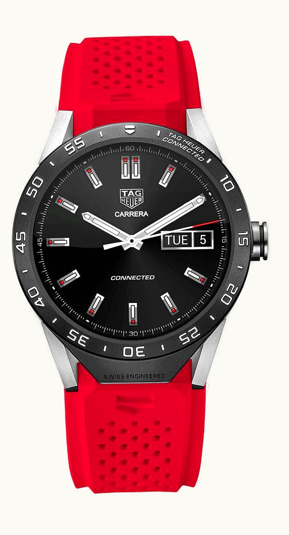TAG Heuer Carrera Connected Red Strap