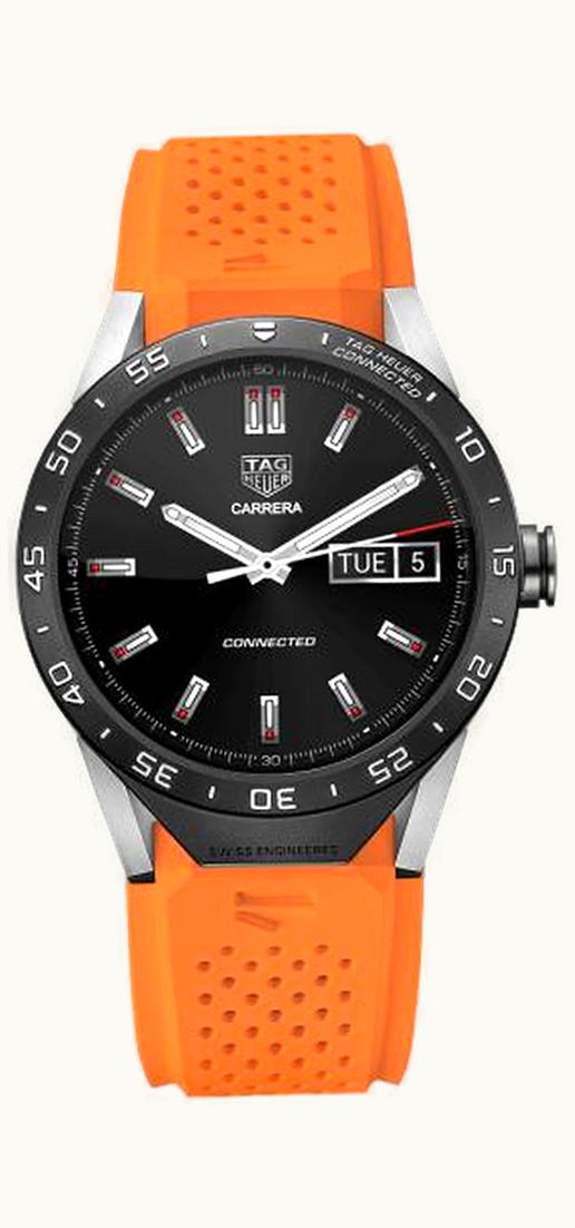 TAG Heuer Carrera Connected Orange Strap