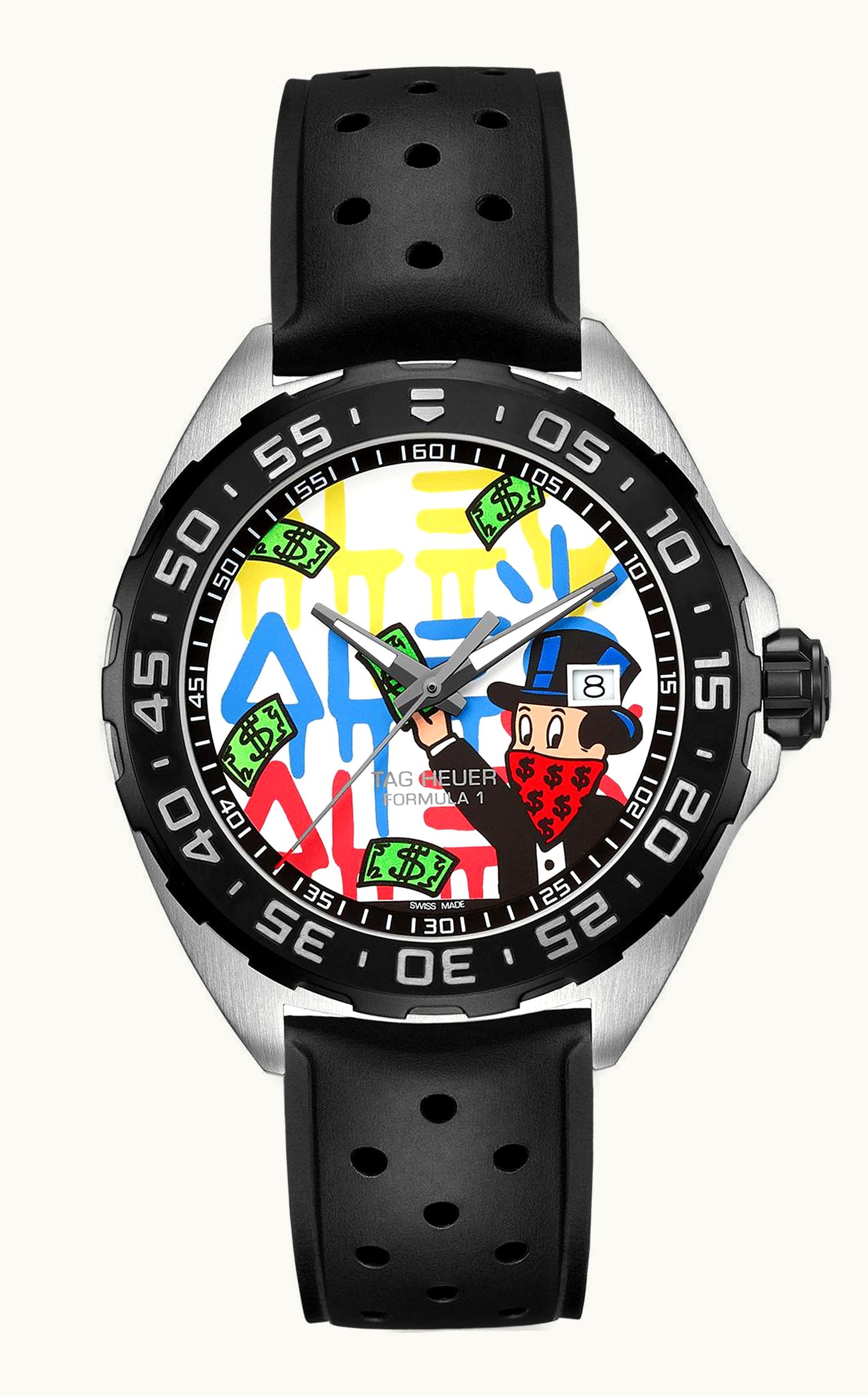 TAG Heuer Formula 1 Quartz 41 Stainless Steel / Alec Monopoly / Rubber