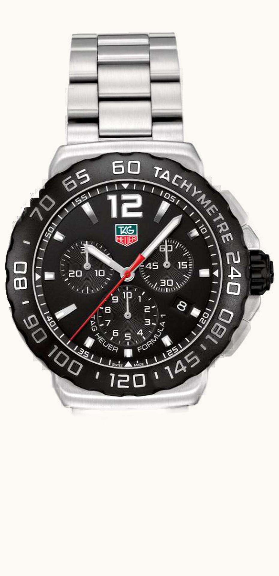TAG Heuer Formula 1 Quartz Chronograph 42 Stainless Steel / Black / Bracelet