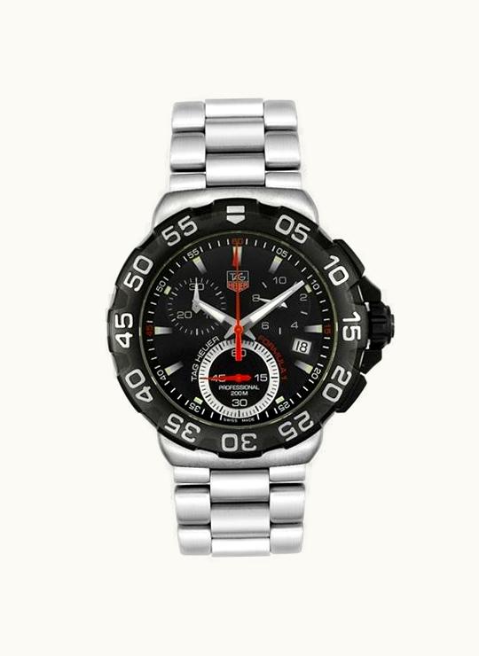 TAG Heuer Formula 1 Quartz Chronograph 41 Steel / Black / Bracelet