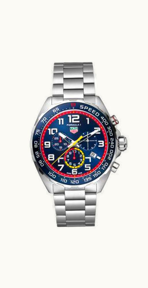 TAG Heuer Formula 1 Quartz Chronograph 41 Stainless Steel / Red / Bracelet