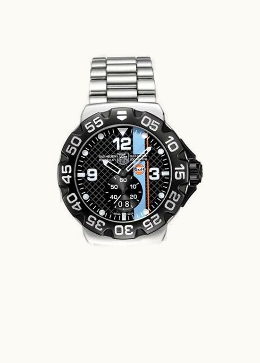 TAG Heuer Formula 1 Big Date 44 Stainless Steel / Gulf / Bracelet