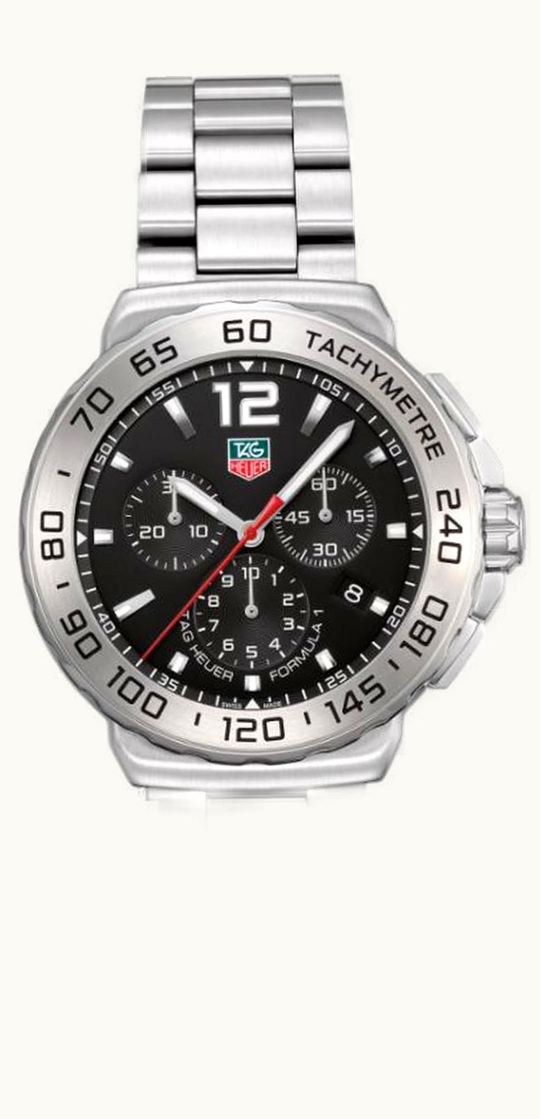 TAG Heuer Formula 1 Quartz Chronograph 42 Stainless Steel / Black / Bracelet