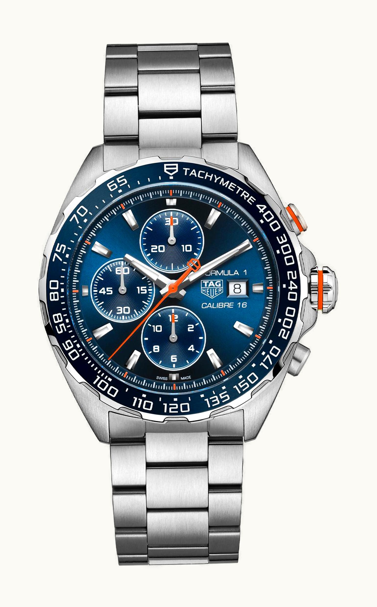 TAG Heuer Formula 1 Calibre 16 44 Stainless Steel / Blue / Bracelet