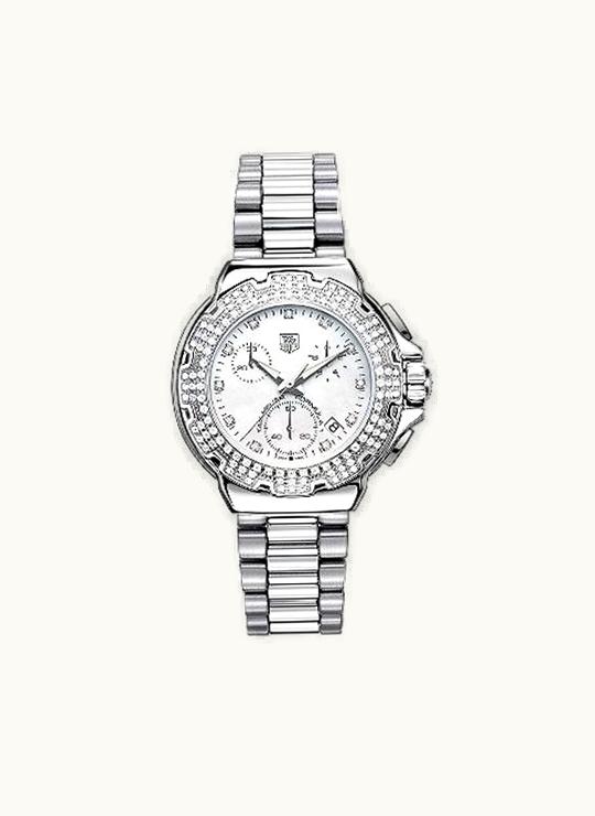 TAG Heuer Formula 1 Quartz Chronograph 37 Stainless Steel / MOP - Diamond / Bracelet