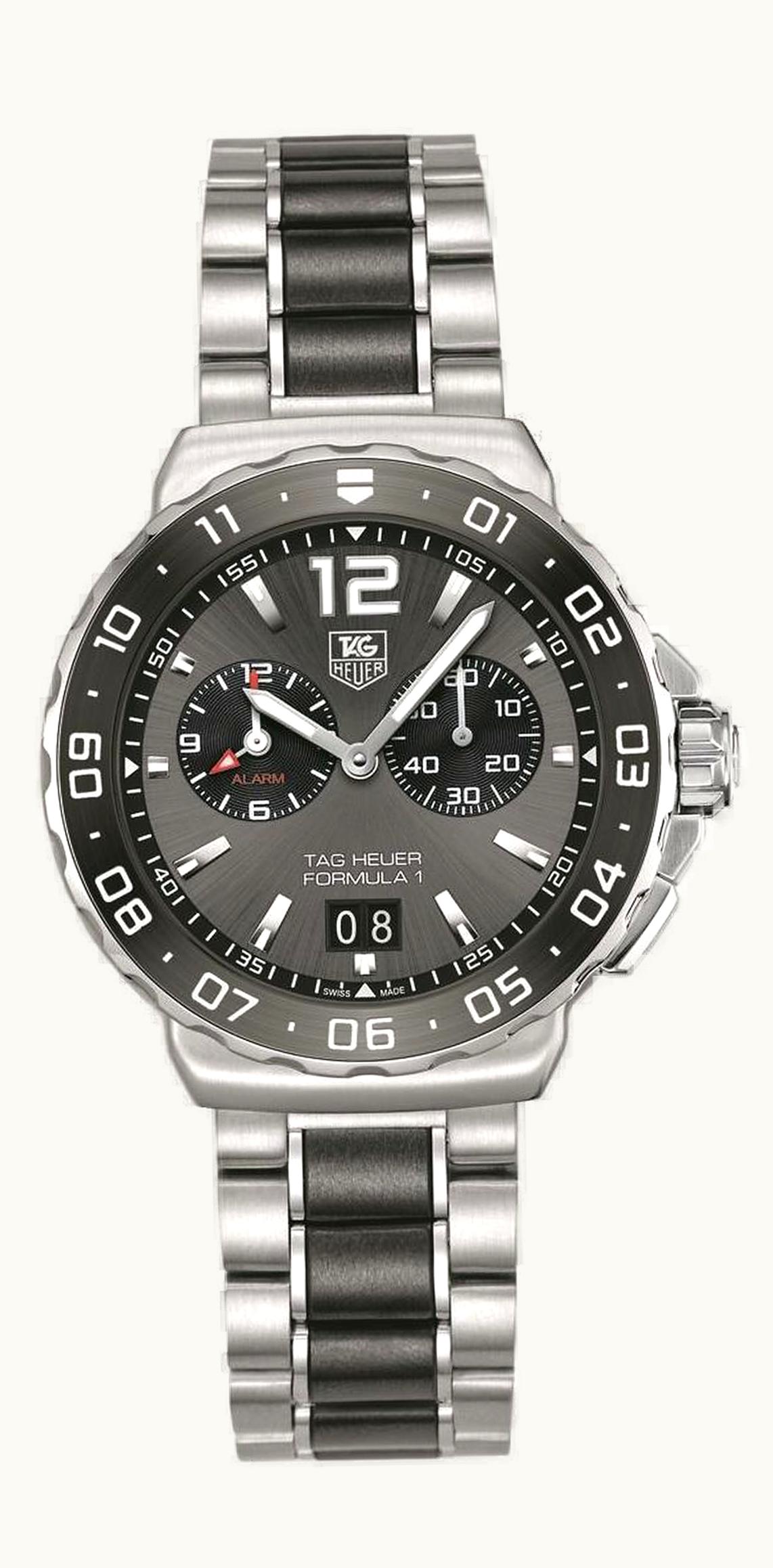 TAG Heuer Formula 1 Alarm 42 Stainless Steel / Grey / Bracelet
