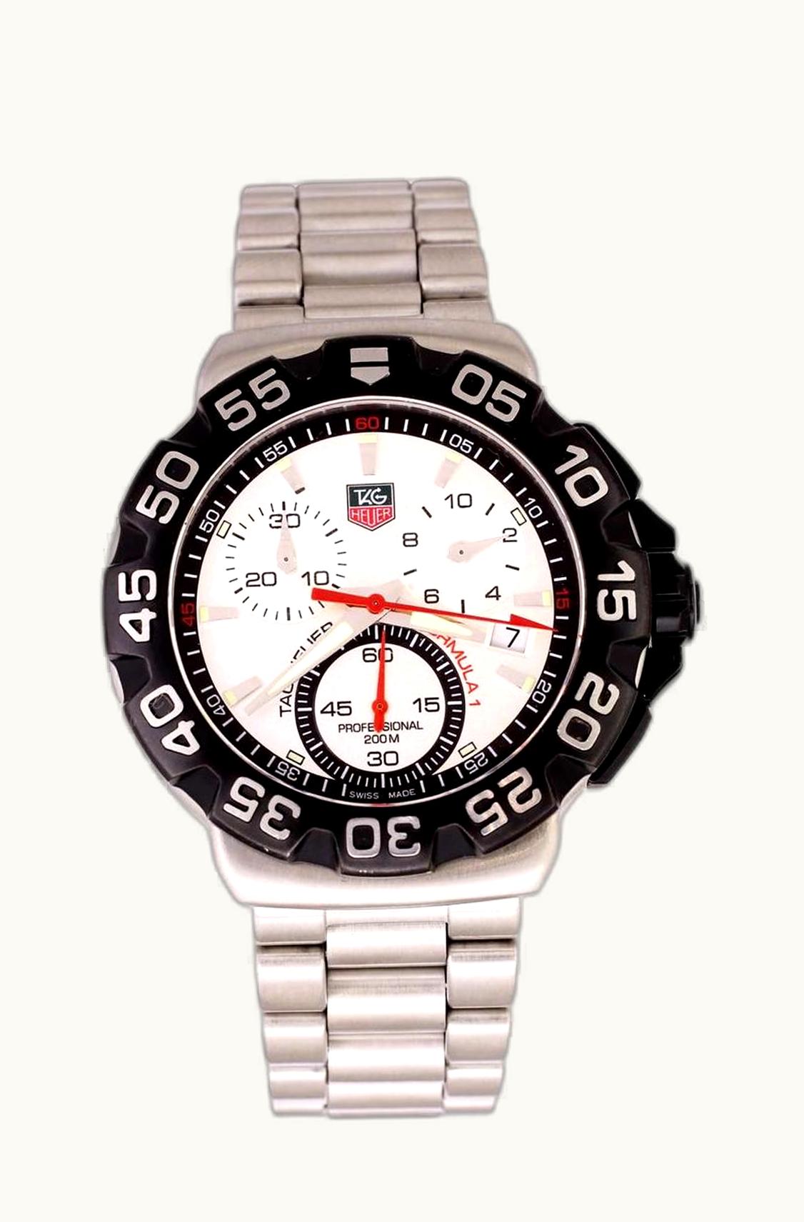 TAG Heuer Formula 1 Quartz Chronograph Stainless Steel / Silver / Rubber