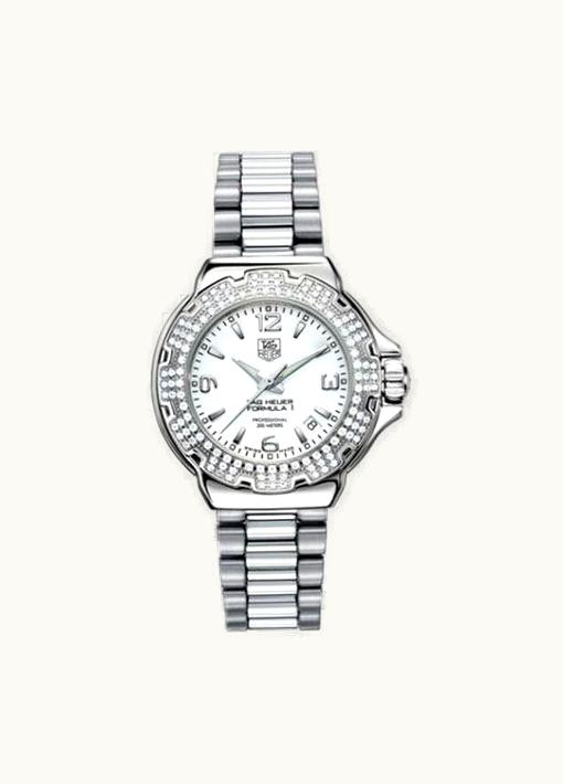 TAG Heuer Formula 1 Quartz 37 Stainless Steel / Diamond / White / Bracelet