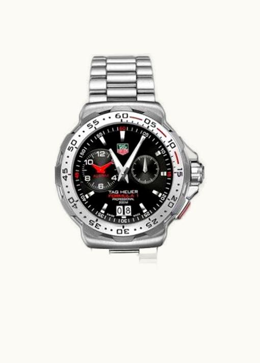 TAG Heuer Formula 1 Alarm 41 Stainless Steel / Black / Bracelet