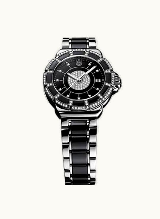 TAG Heuer Formula 1 Quartz 37 Stainless Steel / Diamond / Black - Diamond / Bracelet