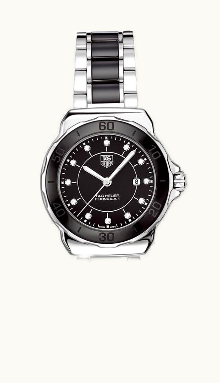 TAG Heuer Formula 1 32 Stainless Steel / Black - Diamond / Bracelet
