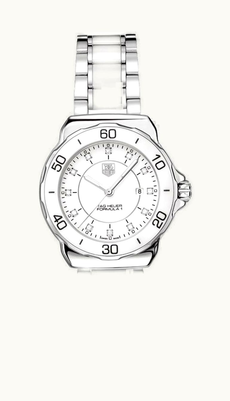 TAG Heuer Formula 1 32 Stainless Steel / White - Diamond / Bracelet