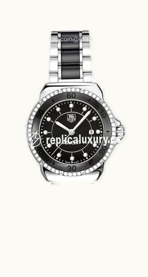 TAG Heuer Formula 1 32 Stainless Steel / Diamond / Black / Bracelet