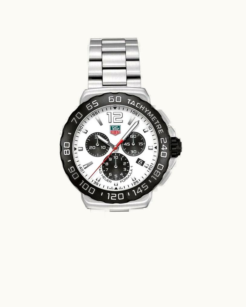 TAG Heuer Formula 1 Quartz Chronograph 42 Stainless Steel / White / Bracelet