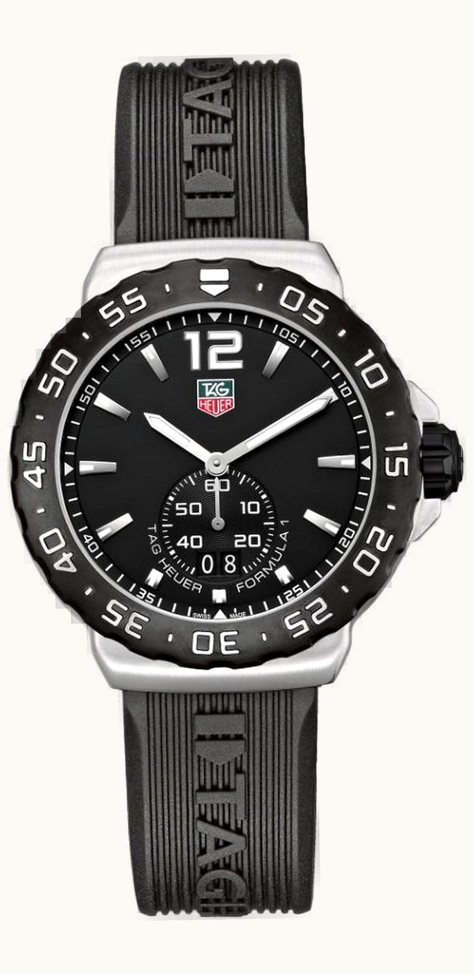 TAG Heuer Formula 1 Big Date 42 Stainless Steel / Black / Rubber