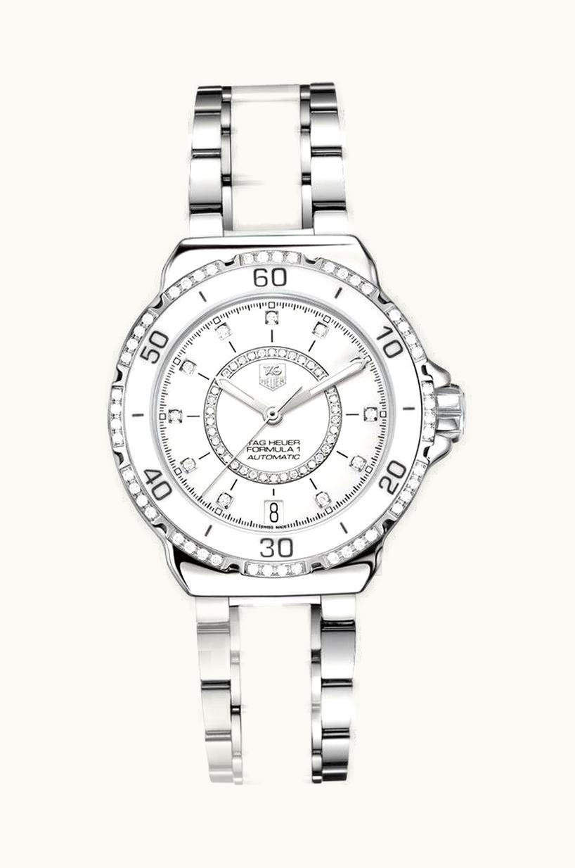 TAG Heuer Formula 1 Calibre 5 37 Stainless Steel / Diamond / White - Diamond / Bracelet