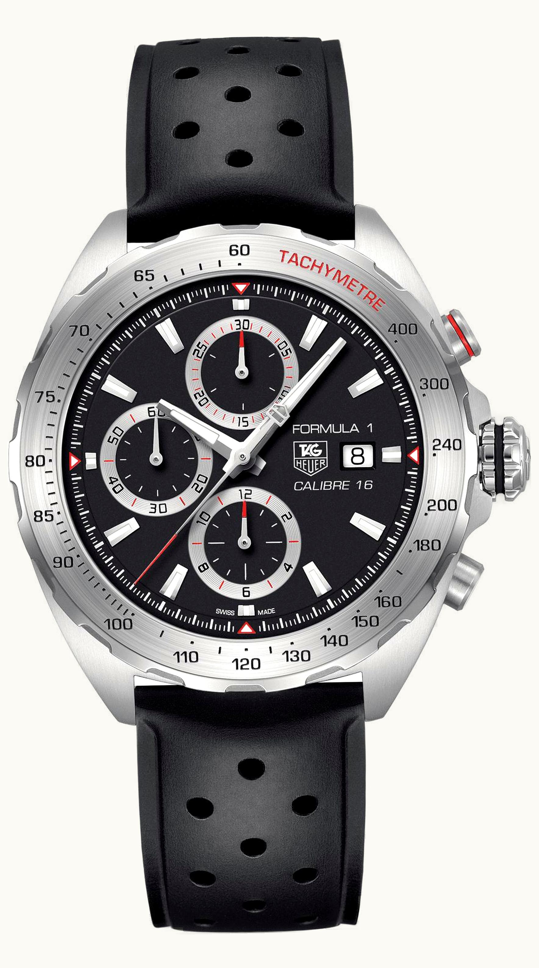 TAG Heuer Formula 1 Calibre 16 44 Stainless Steel / Black / Rubber