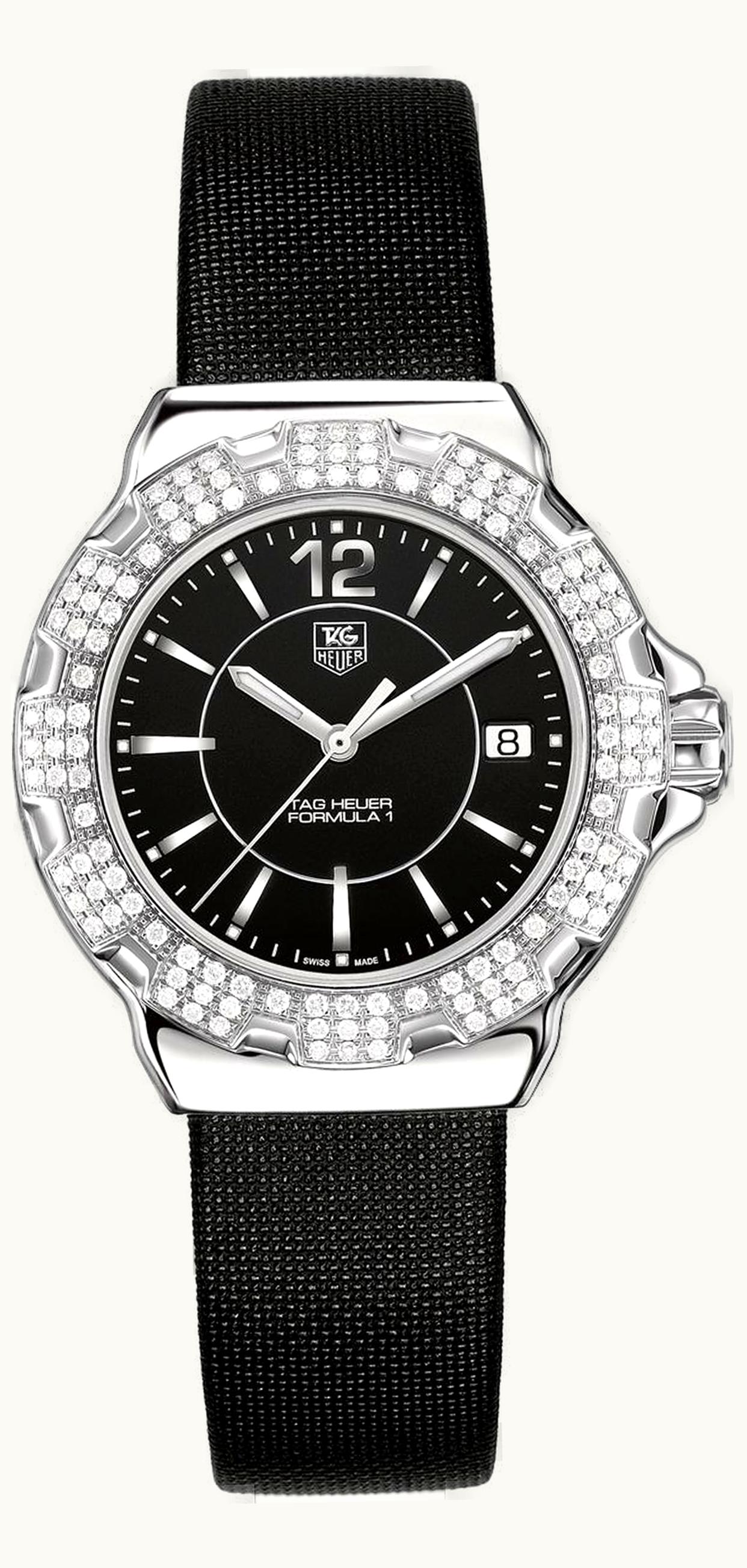 TAG Heuer Formula 1 Quartz 37 Stainless Steel / Diamond / Black / Fabric