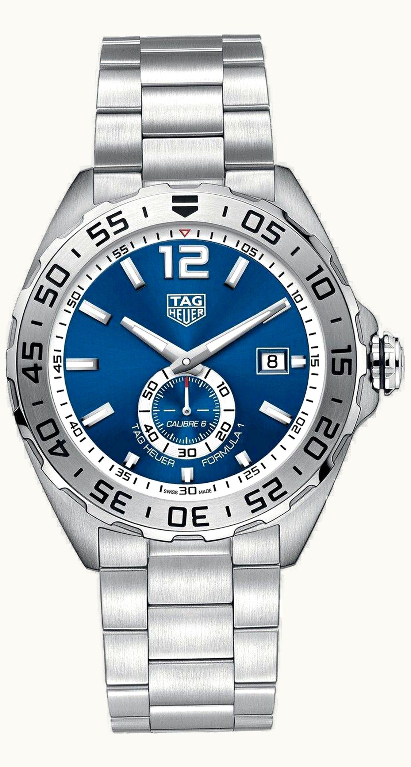 TAG Heuer Formula 1 Calibre 6 43 Stainless Steel / Blue / Bracelet
