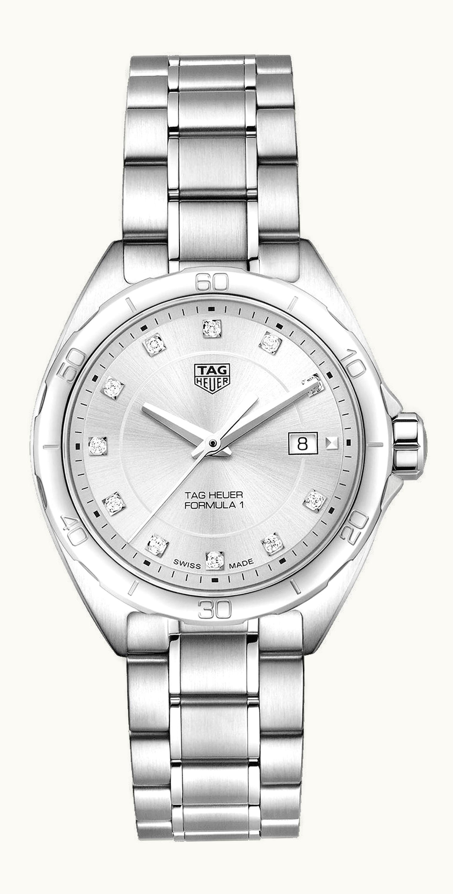 TAG Heuer Formula 1 Quartz 35 Stainless Steel / Silver - Diamond / Bracelet
